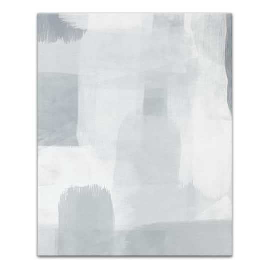 Blue Gray Abstract Canvas Wall Art